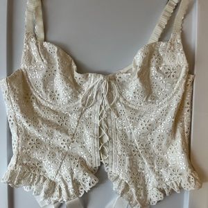 Sophie Eyelit Bustier FOR LOVE AND LEMONS